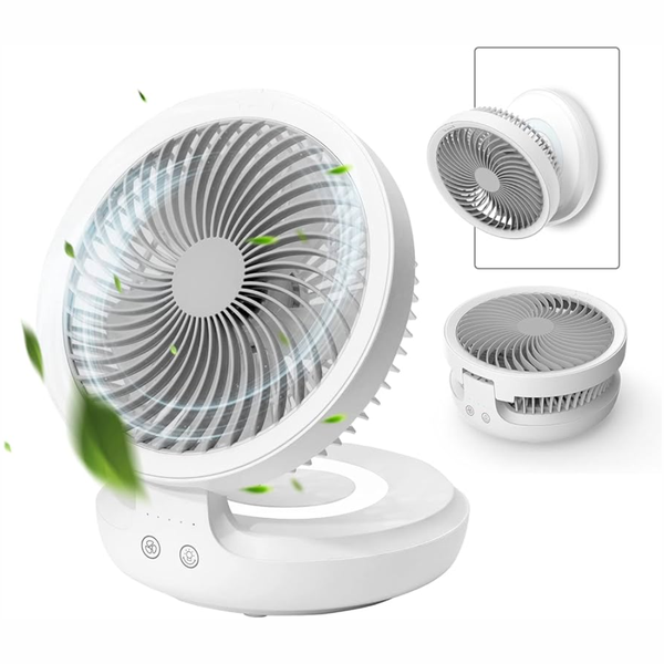 ÚLTIMAS 07 UNIDADES A ESTE PRECIO! VENTILADOR PORTÁTIL PLEGABLE DE PARED