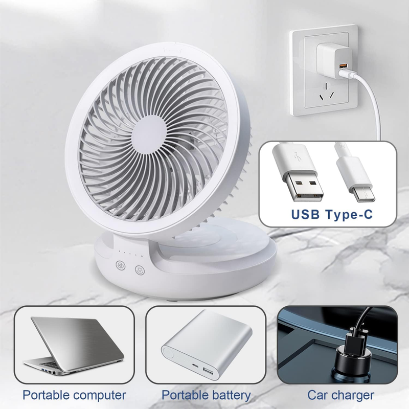ÚLTIMAS 07 UNIDADES A ESTE PRECIO! VENTILADOR PORTÁTIL PLEGABLE DE PARED