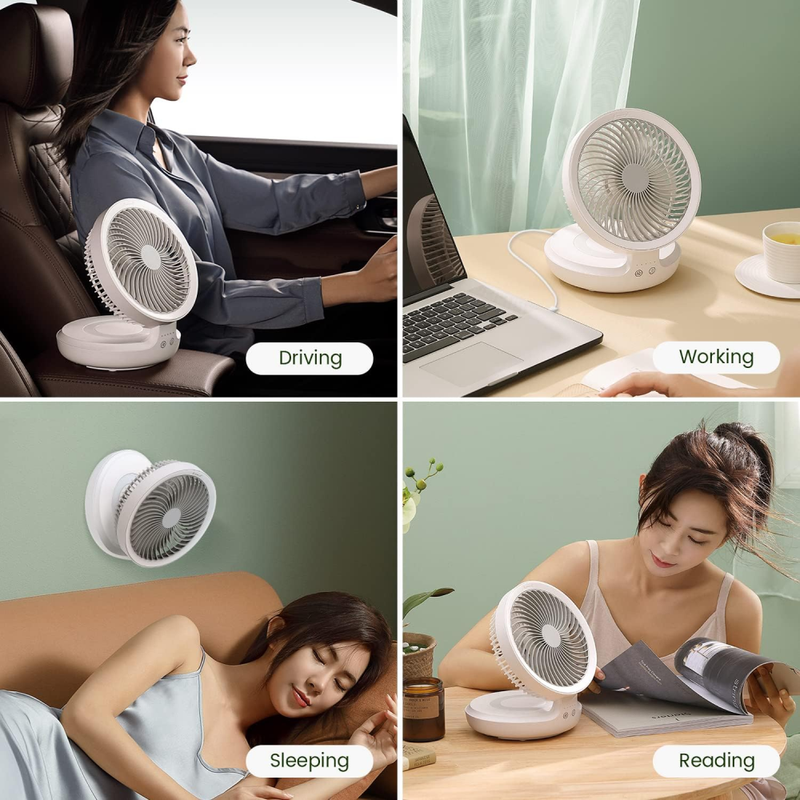 ÚLTIMAS 07 UNIDADES A ESTE PRECIO! VENTILADOR PORTÁTIL PLEGABLE DE PARED