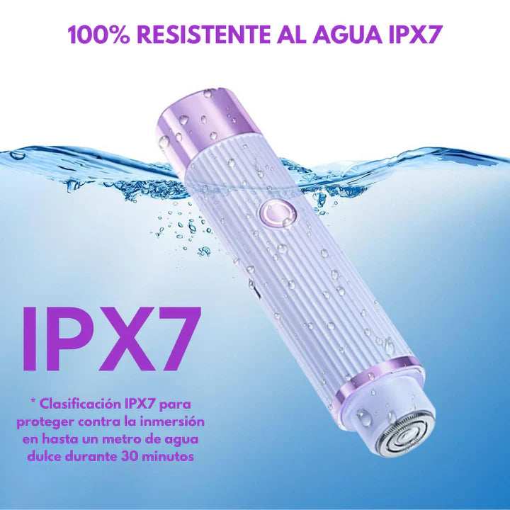 ¡ÚLTIMAS 07 UNIDADES A ESTE PRECIO! AFEITADORA DOBLE CABEZAL RECARGABLE WATERPROOF GLOWSKIN®