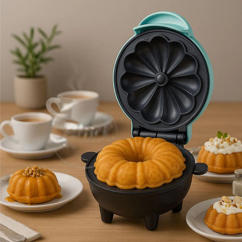 Máquina para Mini Tortas Eléctrica – Fácil, Rápida y Antiadherente para Repostería Casera